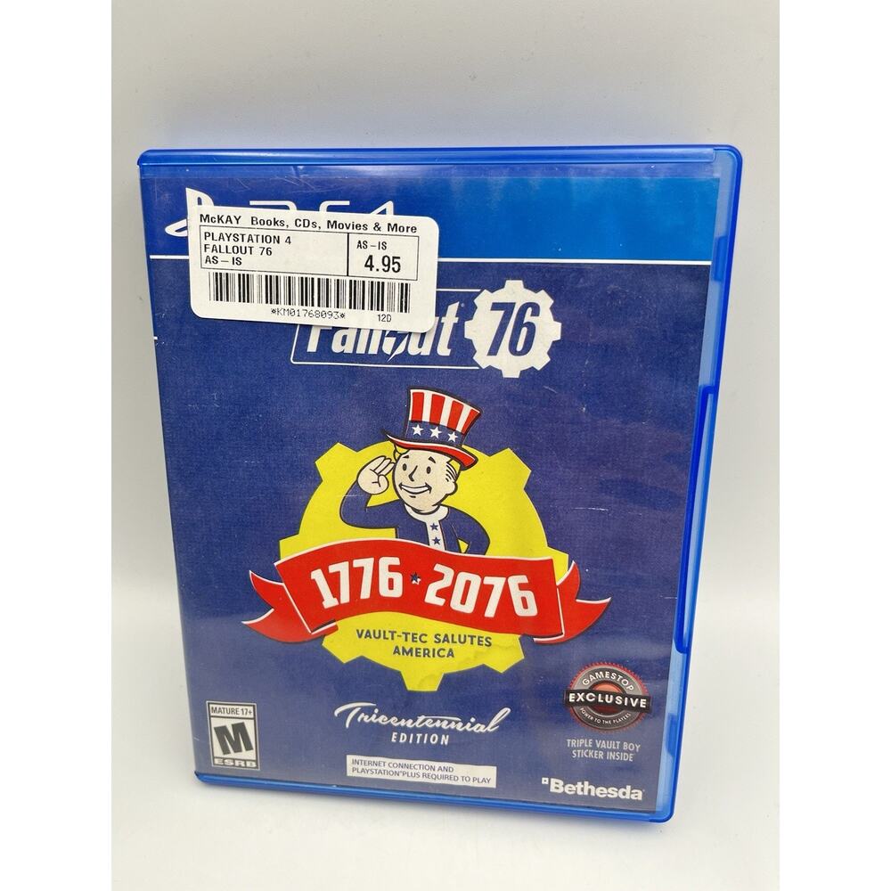 Fallout 76 - Tricentennial Edition (Sony PlayStation 4 PS4) Tested